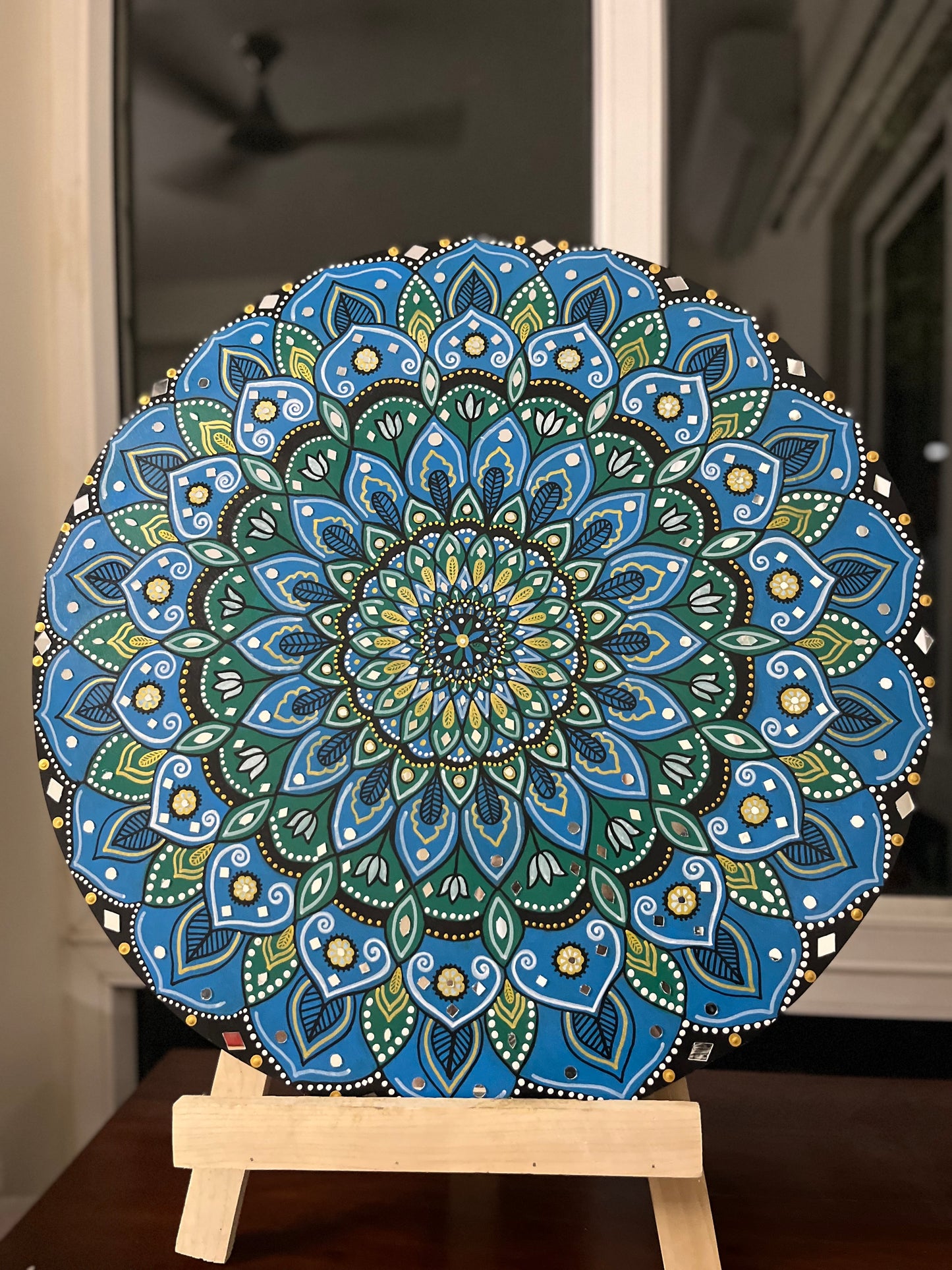 Blue Mirage Mandala 24inch
