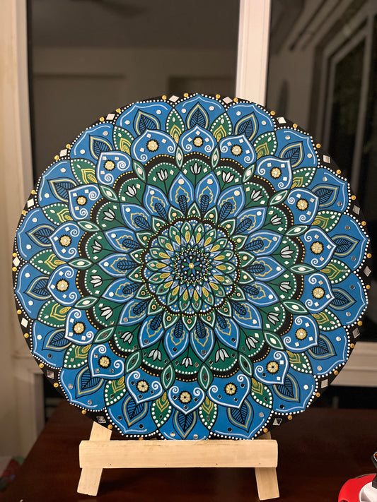 Blue Mirage Mandala 24inch