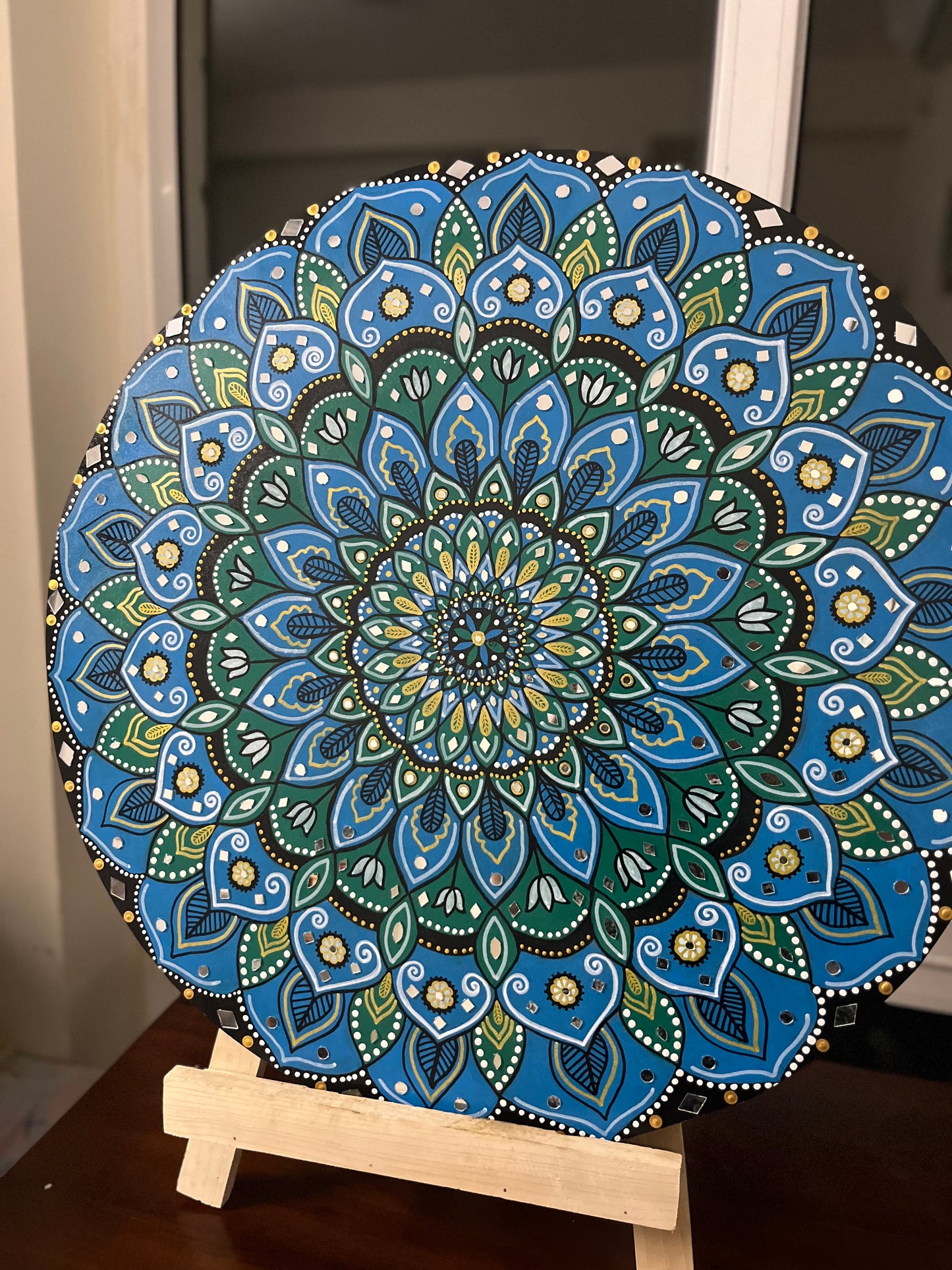 Blue Mirage Mandala 24inch